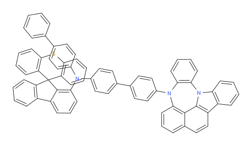 N-(4'-(4H-4,8b-diazaindeno[1,2,3-gh]pleiaden-4-yl)-[1,1'-biphenyl]-4-yl)-N-([1,1'-biphenyl]-4-yl)spiro[fluorene-9,9'-thioxanthen]-1-amine