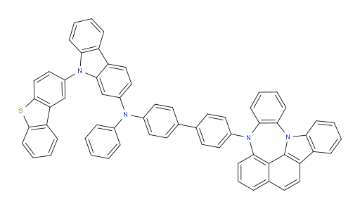 N-(4'-(4H-4,8b-diazaindeno[1,2,3-gh]pleiaden-4-yl)-[1,1'-biphenyl]-4-yl)-9-(dibenzo[b,d]thiophen-2-yl)-N-phenyl-9H-carbazol-2-amine