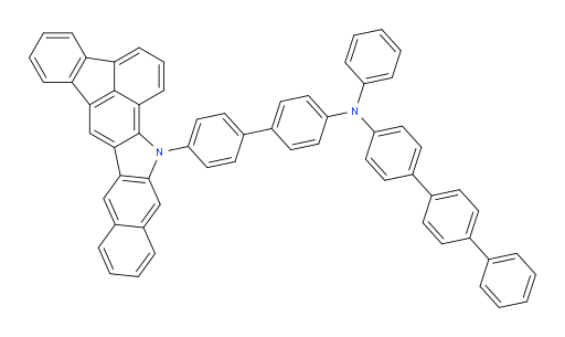 N-(4'-(15H-benzo[h]fluoreno[1,9-ab]carbazol-15-yl)-[1,1'-biphenyl]-4-yl)-N-phenyl-[1,1':4',1''-terphenyl]-4-amine