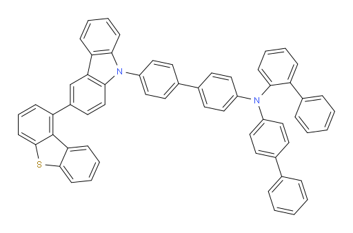N-([1,1'-biphenyl]-4-yl)-N-(4'-(3-(dibenzo[b,d]thiophen-1-yl)-9H-carbazol-9-yl)-[1,1'-biphenyl]-4-yl)-[1,1'-biphenyl]-2-amine