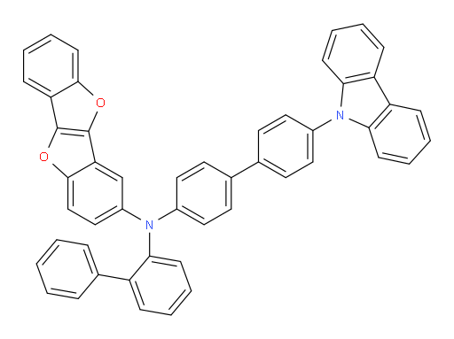 N-(4'-(9H-carbazol-9-yl)-[1,1'-biphenyl]-4-yl)-N-([1,1'-biphenyl]-2-yl)benzofuro[3,2-b]benzofuran-3-amine