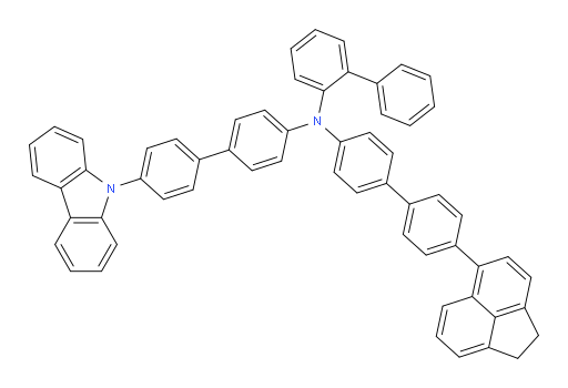 N-(4'-(9H-carbazol-9-yl)-[1,1'-biphenyl]-4-yl)-N-(4'-(1,2-dihydroacenaphthylen-5-yl)-[1,1'-biphenyl]-4-yl)-[1,1'-biphenyl]-2-amine