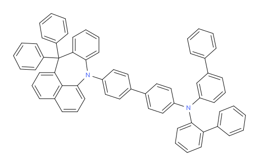 N-([1,1'-biphenyl]-3-yl)-N-(4'-(12,12-diphenylbenzo[f]naphtho[1,8-bc]azepin-7(12H)-yl)-[1,1'-biphenyl]-4-yl)-[1,1'-biphenyl]-2-amine