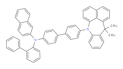 N-([1,1'-biphenyl]-2-yl)-N-(4'-(12,12-dimethylbenzo[f]naphtho[1,8-bc]azepin-7(12H)-yl)-[1,1'-biphenyl]-4-yl)naphthalen-2-amine