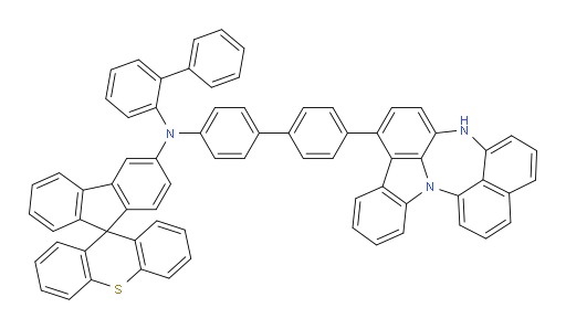 N-(4'-(4H-naphtho[1',8':5,6,7][1,4]diazepino[3,2,1-jk]carbazol-7-yl)-[1,1'-biphenyl]-4-yl)-N-([1,1'-biphenyl]-2-yl)spiro[fluorene-9,9'-thioxanthen]-3-amine