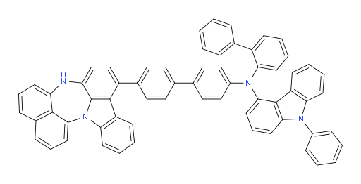 N-(4'-(4H-naphtho[1',8':5,6,7][1,4]diazepino[3,2,1-jk]carbazol-7-yl)-[1,1'-biphenyl]-4-yl)-N-([1,1'-biphenyl]-2-yl)-9-phenyl-9H-carbazol-4-amine