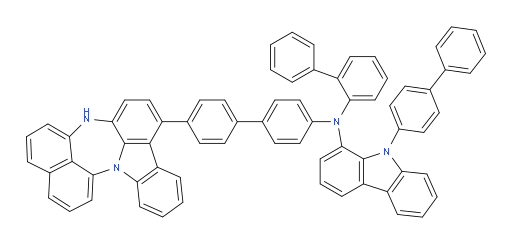 N-(4'-(4H-naphtho[1',8':5,6,7][1,4]diazepino[3,2,1-jk]carbazol-7-yl)-[1,1'-biphenyl]-4-yl)-N-([1,1'-biphenyl]-2-yl)-9-([1,1'-biphenyl]-4-yl)-9H-carbazol-1-amine