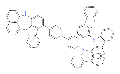 N-(4'-(4H-naphtho[1',8':5,6,7][1,4]diazepino[3,2,1-jk]carbazol-7-yl)-[1,1'-biphenyl]-4-yl)-N-([1,1'-biphenyl]-2-yl)-9-(dibenzo[b,d]furan-4-yl)-9H-carbazol-1-amine