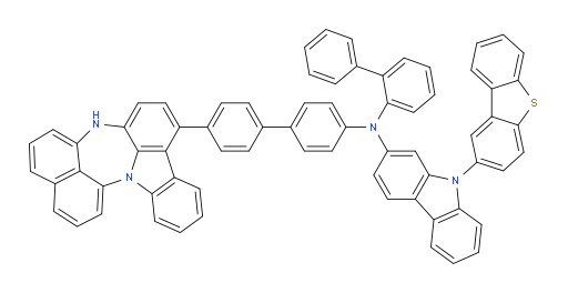 N-(4'-(4H-naphtho[1',8':5,6,7][1,4]diazepino[3,2,1-jk]carbazol-7-yl)-[1,1'-biphenyl]-4-yl)-N-([1,1'-biphenyl]-2-yl)-9-(dibenzo[b,d]thiophen-2-yl)-9H-carbazol-2-amine