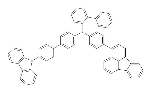 N-(4'-(9H-carbazol-9-yl)-[1,1'-biphenyl]-4-yl)-N-(4-(fluoranthen-3-yl)phenyl)-[1,1'-biphenyl]-2-amine