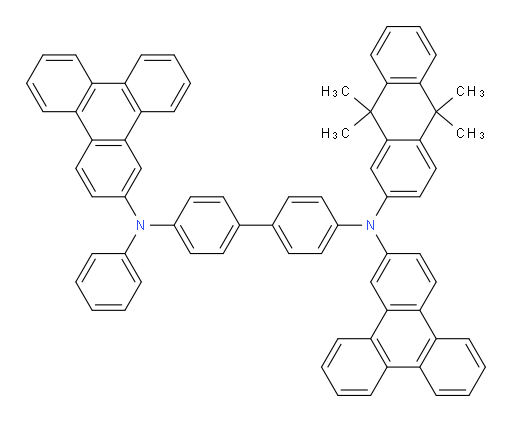 N4-phenyl-N4'-(9,9,10,10-tetramethyl-9,10-dihydroanthracen-2-yl)-N4,N4'-di(triphenylen-2-yl)-[1,1'-biphenyl]-4,4'-diamine