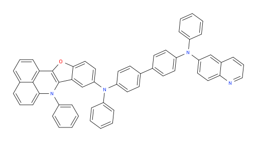 N4,N4'-diphenyl-N4-(7-phenyl-7H-benzo[de]benzofuro[3,2-b]quinolin-9-yl)-N4'-(quinolin-6-yl)-[1,1'-biphenyl]-4,4'-diamine