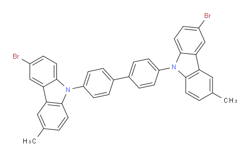 4,4'-bis(3-bromo-6-methyl-9H-carbazol-9-yl)-1,1'-biphenyl