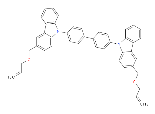 4,4'-bis(3-((allyloxy)methyl)-9H-carbazol-9-yl)-1,1'-biphenyl