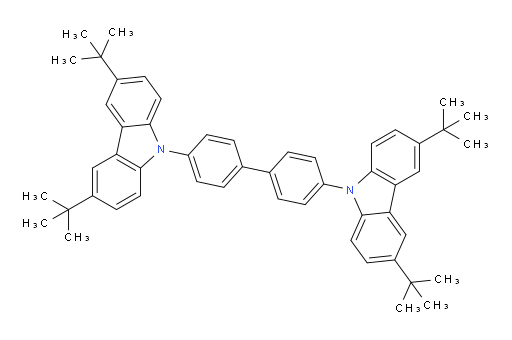 4,4'-bis(3,6-di-tert-butyl-9H-carbazol-9-yl)-1,1'-biphenyl