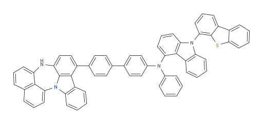 N-(4'-(4H-naphtho[1',8':5,6,7][1,4]diazepino[3,2,1-jk]carbazol-7-yl)-[1,1'-biphenyl]-4-yl)-9-(dibenzo[b,d]thiophen-4-yl)-N-phenyl-9H-carbazol-4-amine