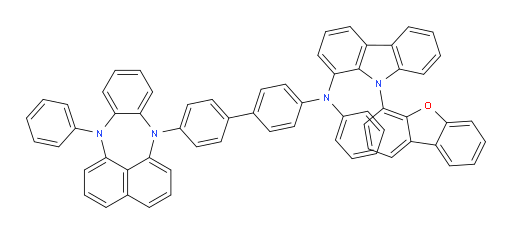9-(dibenzo[b,d]furan-4-yl)-N-phenyl-N-(4'-(12-phenylbenzo[b]naphtho[1,8-ef][1,4]diazepin-7(12H)-yl)-[1,1'-biphenyl]-4-yl)-9H-carbazol-1-amine