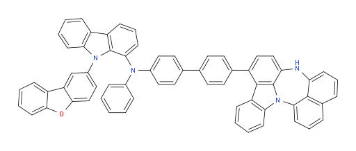 N-(4'-(4H-naphtho[1',8':5,6,7][1,4]diazepino[3,2,1-jk]carbazol-7-yl)-[1,1'-biphenyl]-4-yl)-9-(dibenzo[b,d]furan-2-yl)-N-phenyl-9H-carbazol-1-amine