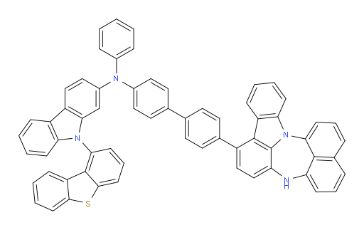 N-(4'-(4H-naphtho[1',8':5,6,7][1,4]diazepino[3,2,1-jk]carbazol-7-yl)-[1,1'-biphenyl]-4-yl)-9-(dibenzo[b,d]thiophen-1-yl)-N-phenyl-9H-carbazol-2-amine