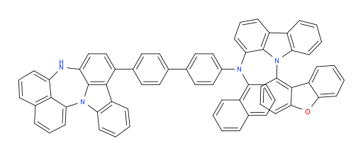 N-(4'-(4H-naphtho[1',8':5,6,7][1,4]diazepino[3,2,1-jk]carbazol-7-yl)-[1,1'-biphenyl]-4-yl)-9-(dibenzo[b,d]furan-1-yl)-N-(naphthalen-1-yl)-9H-carbazol-1-amine