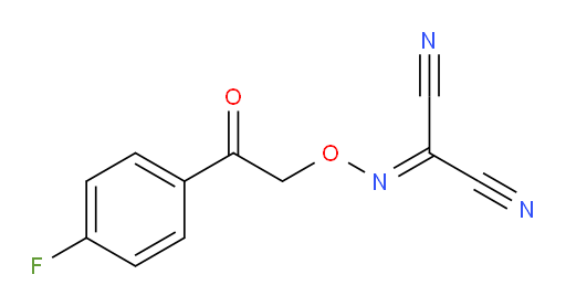 (2-(4-fluorophenyl)-2-oxoethoxy)carbonimidoyl dicyanide