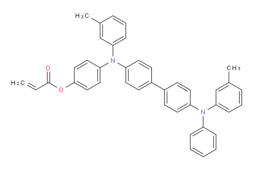 4-((4'-(phenyl(m-tolyl)amino)-[1,1'-biphenyl]-4-yl)(m-tolyl)amino)phenyl acrylate