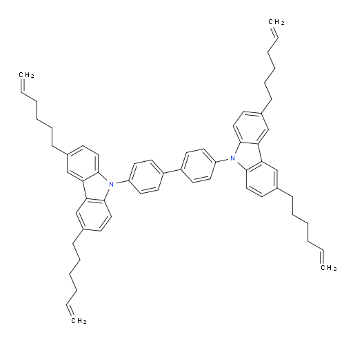 4,4'-bis(3,6-di(hex-5-en-1-yl)-9H-carbazol-9-yl)-1,1'-biphenyl