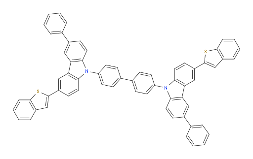 4,4'-bis(3-(benzo[b]thiophen-2-yl)-6-phenyl-9H-carbazol-9-yl)-1,1'-biphenyl