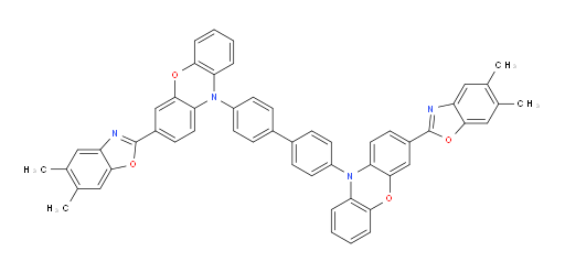 4,4'-bis(3-(5,6-dimethylbenzo[d]oxazol-2-yl)-10H-phenoxazin-10-yl)-1,1'-biphenyl
