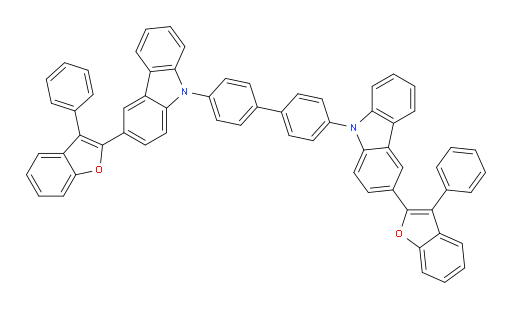 4,4'-bis(3-(3-phenylbenzofuran-2-yl)-9H-carbazol-9-yl)-1,1'-biphenyl