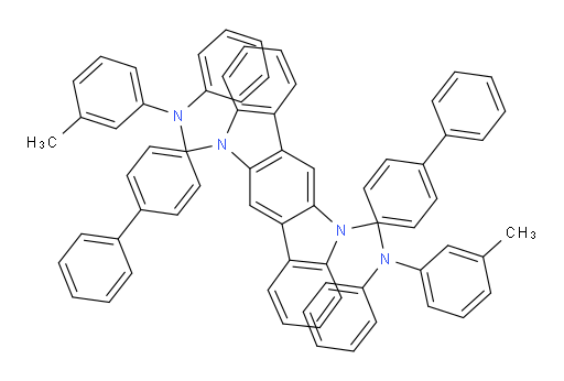 4',4'''-(indolo[3,2-b]carbazole-5,11-diyl)bis(N-phenyl-N-(m-tolyl)-[1,1'-biphenyl]-4-amine)