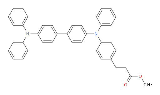methyl 3-(4-((4'-(diphenylamino)-[1,1'-biphenyl]-4-yl)(phenyl)amino)phenyl)propanoate