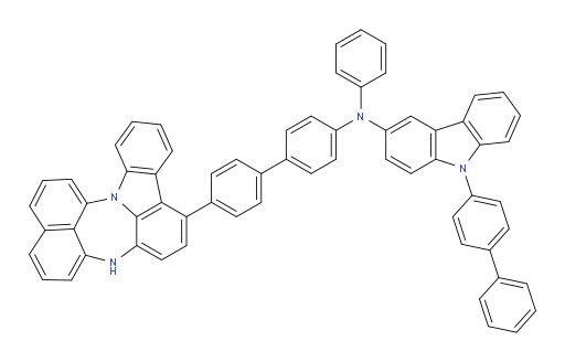 N-(4'-(4H-naphtho[1',8':5,6,7][1,4]diazepino[3,2,1-jk]carbazol-7-yl)-[1,1'-biphenyl]-4-yl)-9-([1,1'-biphenyl]-4-yl)-N-phenyl-9H-carbazol-3-amine