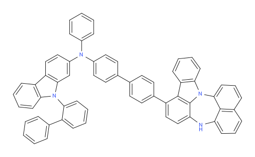 N-(4'-(4H-naphtho[1',8':5,6,7][1,4]diazepino[3,2,1-jk]carbazol-7-yl)-[1,1'-biphenyl]-4-yl)-9-([1,1'-biphenyl]-2-yl)-N-phenyl-9H-carbazol-2-amine
