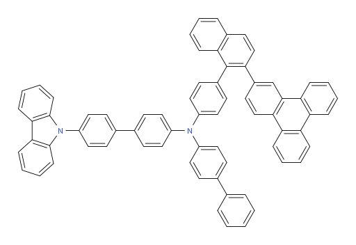 N-([1,1'-biphenyl]-4-yl)-4'-(9H-carbazol-9-yl)-N-(4-(2-(triphenylen-2-yl)naphthalen-1-yl)phenyl)-[1,1'-biphenyl]-4-amine