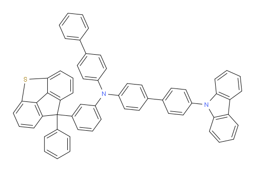 N-([1,1'-biphenyl]-4-yl)-4'-(9H-carbazol-9-yl)-N-(3-(8-phenyl-8H-fluoreno[4,5-bcd]thiophen-8-yl)phenyl)-[1,1'-biphenyl]-4-amine