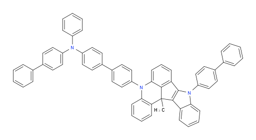 N-([1,1'-biphenyl]-4-yl)-4'-(9-([1,1'-biphenyl]-4-yl)-13c-methyl-9,13c-dihydro-5H-indolo[3',2':4,5]cyclopenta[1,2,3-kl]acridin-5-yl)-N-phenyl-[1,1'-biphenyl]-4-amine