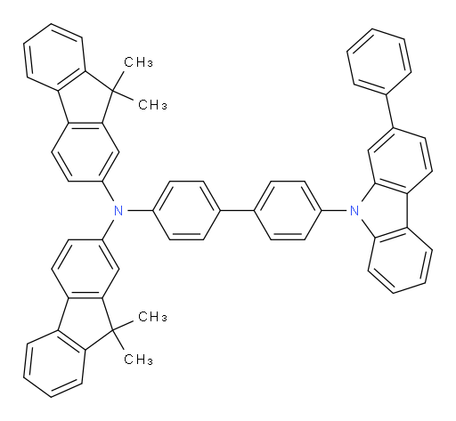 N-(9,9-dimethyl-9H-fluoren-2-yl)-9,9-dimethyl-N-(4'-(2-phenyl-9H-carbazol-9-yl)-[1,1'-biphenyl]-4-yl)-9H-fluoren-2-amine