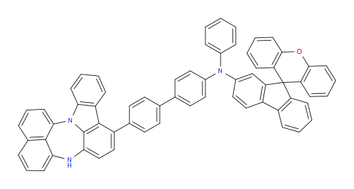 N-(4'-(4H-naphtho[1',8':5,6,7][1,4]diazepino[3,2,1-jk]carbazol-7-yl)-[1,1'-biphenyl]-4-yl)-N-phenylspiro[fluorene-9,9'-xanthen]-2-amine