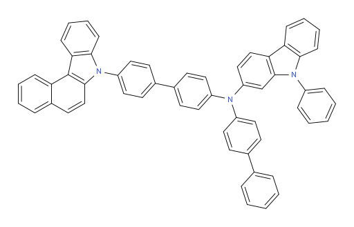 N-(4'-(7H-benzo[c]carbazol-7-yl)-[1,1'-biphenyl]-4-yl)-N-([1,1'-biphenyl]-4-yl)-9-phenyl-9H-carbazol-2-amine