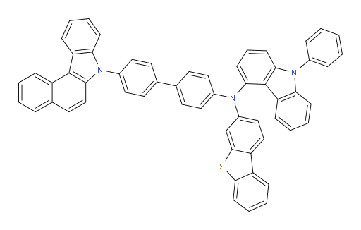 N-(4'-(7H-benzo[c]carbazol-7-yl)-[1,1'-biphenyl]-4-yl)-N-(dibenzo[b,d]thiophen-3-yl)-9-phenyl-9H-carbazol-4-amine
