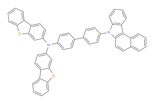 N-(4'-(7H-benzo[c]carbazol-7-yl)-[1,1'-biphenyl]-4-yl)-N-(dibenzo[b,d]thiophen-3-yl)dibenzo[b,d]furan-3-amine