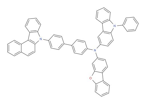 N-(4'-(7H-benzo[c]carbazol-7-yl)-[1,1'-biphenyl]-4-yl)-N-(dibenzo[b,d]furan-3-yl)-9-phenyl-9H-carbazol-3-amine