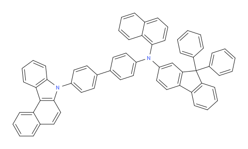 N-(4'-(7H-benzo[c]carbazol-7-yl)-[1,1'-biphenyl]-4-yl)-N-(naphthalen-1-yl)-9,9-diphenyl-9H-fluoren-2-amine