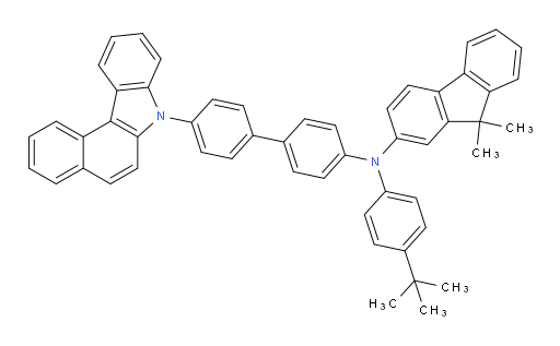 N-(4'-(7H-benzo[c]carbazol-7-yl)-[1,1'-biphenyl]-4-yl)-N-(4-(tert-butyl)phenyl)-9,9-dimethyl-9H-fluoren-2-amine