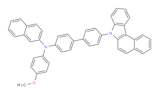 N-(4'-(7H-benzo[c]carbazol-7-yl)-[1,1'-biphenyl]-4-yl)-N-(4-methoxyphenyl)naphthalen-2-amine