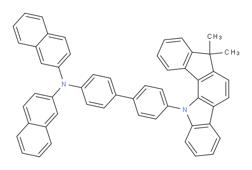 N-(4'-(7,7-dimethylindeno[1,2-a]carbazol-12(7H)-yl)-[1,1'-biphenyl]-4-yl)-N-(naphthalen-2-yl)naphthalen-2-amine