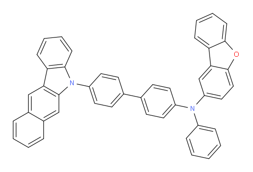 N-(4'-(5H-benzo[b]carbazol-5-yl)-[1,1'-biphenyl]-4-yl)-N-phenyldibenzo[b,d]furan-2-amine