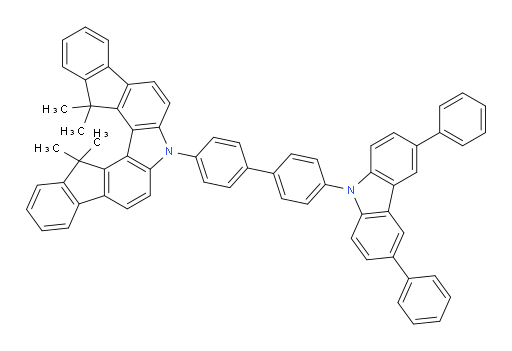 7-(4'-(3,6-diphenyl-9H-carbazol-9-yl)-[1,1'-biphenyl]-4-yl)-14,14,15,15-tetramethyl-14,15-dihydro-7H-diindeno[1,2-c:2',1'-g]carbazole