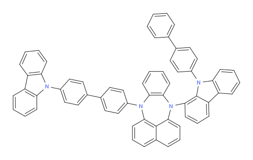 7-(4'-(9H-carbazol-9-yl)-[1,1'-biphenyl]-4-yl)-12-(9-([1,1'-biphenyl]-4-yl)-9H-carbazol-1-yl)-7,12-dihydrobenzo[b]naphtho[1,8-ef][1,4]diazepine